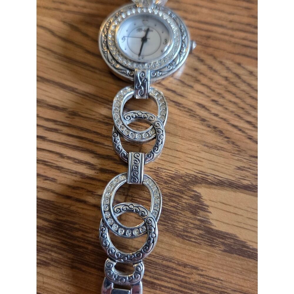 BRIGHTON "Stardust" Vintage Silver And Crystal Watch SWEET AND SPARKLY! - Picture 7 of 11